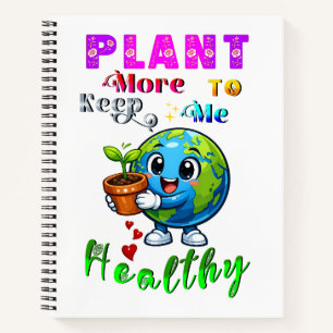 Plant More To Keep Me Healthy Notebook