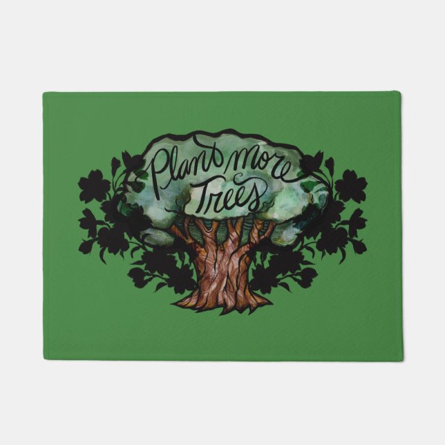 Plant More Trees Doormat (Front)