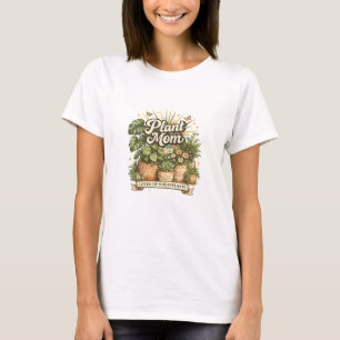 Plant Mum Floral Botanical Lover Vintage T-Shirt
