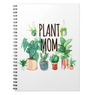 Plant Mum -Gardening, Planter Gift For Mum Notebook