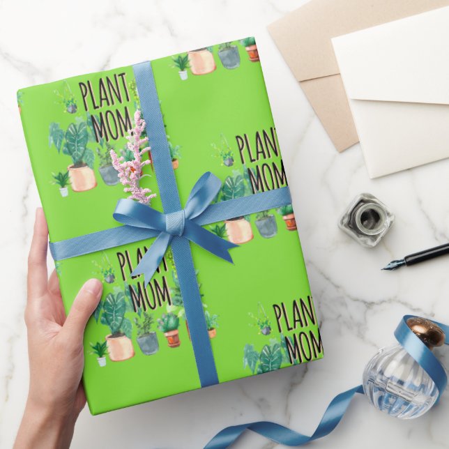 Plant Mum -Gardening, Planter Gift For Mum Wrapping Paper (Gifting)