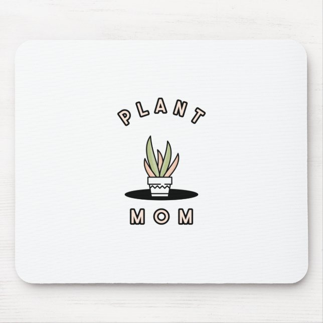 Plant Mum Mouse Mat (Front)