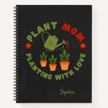 Plant Mum Planting With Love Personalised