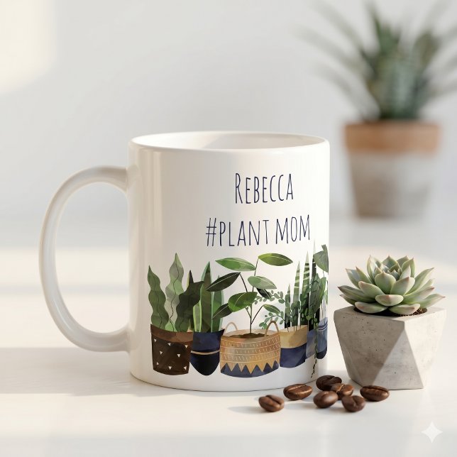  Plant Mum Pot Plant House Plants & Cactus name Coffee Mug (Creator Uploaded)