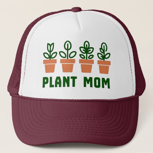 Plant Mum Trucker Hat (Front)