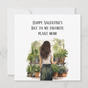 Plant Mum Valentine's Day Holiday Card