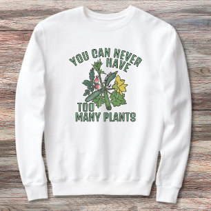 Plant Mum Veggie Plant Illustration Garden Lover Sweatshirt