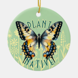 Plant Native Ceramic Ornament