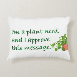 PLANT NERDS UNITE! DECORATIVE CUSHION