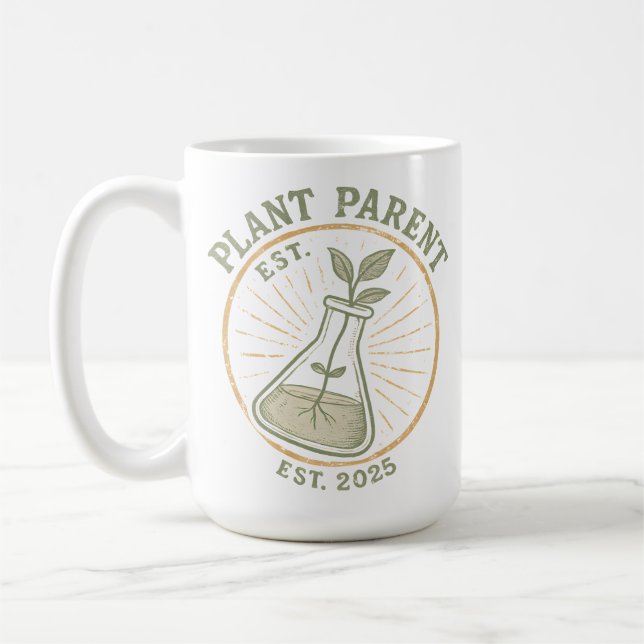 Plant Parent Established Coffee Mug (Left)