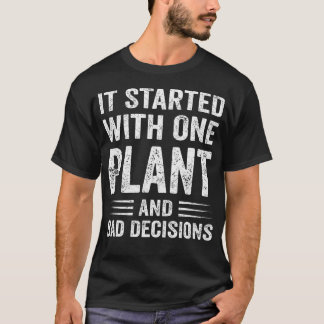 Plant Parent Humour Houseplant Obsession Fuuny T-Shirt