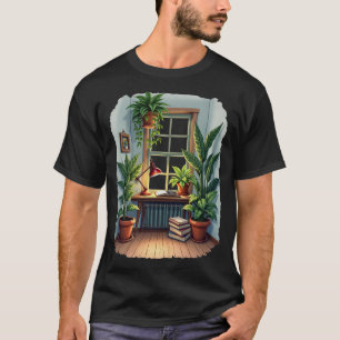 Plant Parents Reading Nook - Cosy Vibes T-Shirt