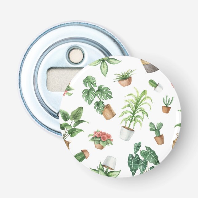 Plant pattern bottle opener (Front)