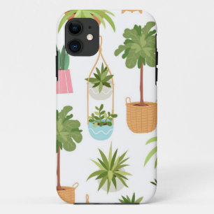 Plant pattern iPhone 11 case