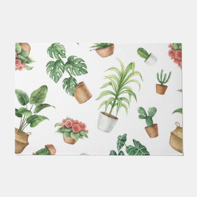 Plant pattern doormat (Front)