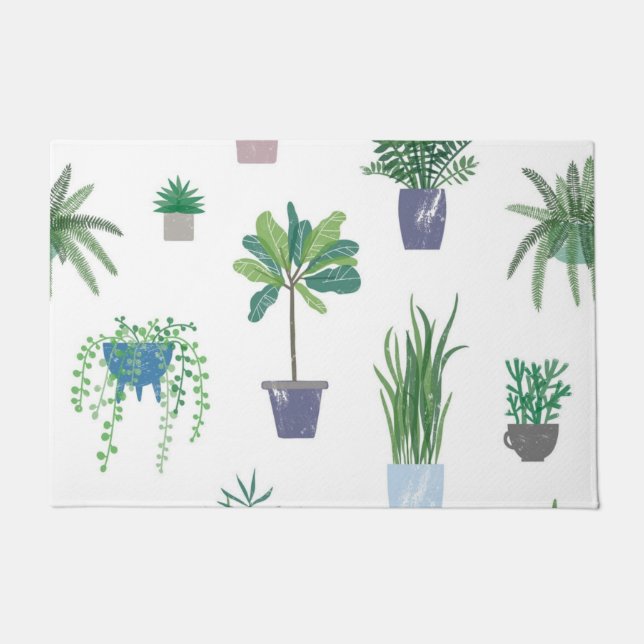 Plant pattern doormat (Front)