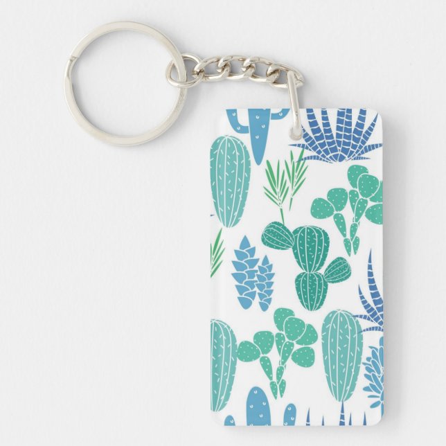 Plant pattern key ring (Front)