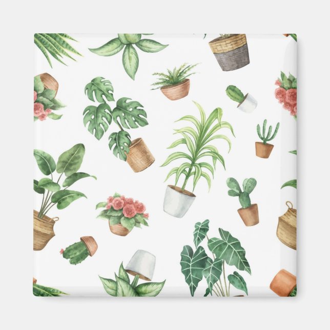 Plant pattern magnet (Front)