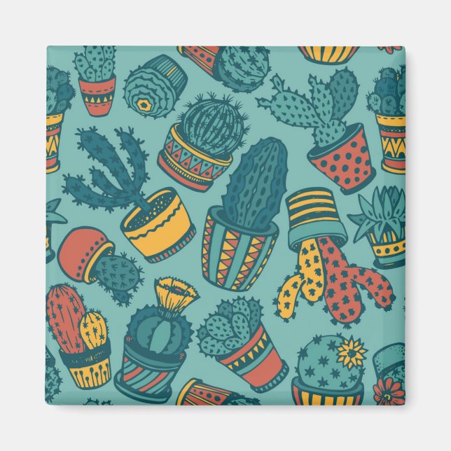 Plant pattern magnet (Front)