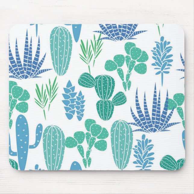 Plant pattern mouse mat (Front)