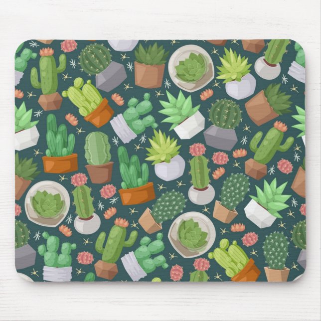 Plant pattern mouse mat (Front)