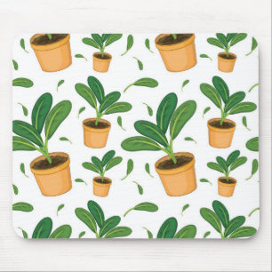 Plant pattern mouse mat
