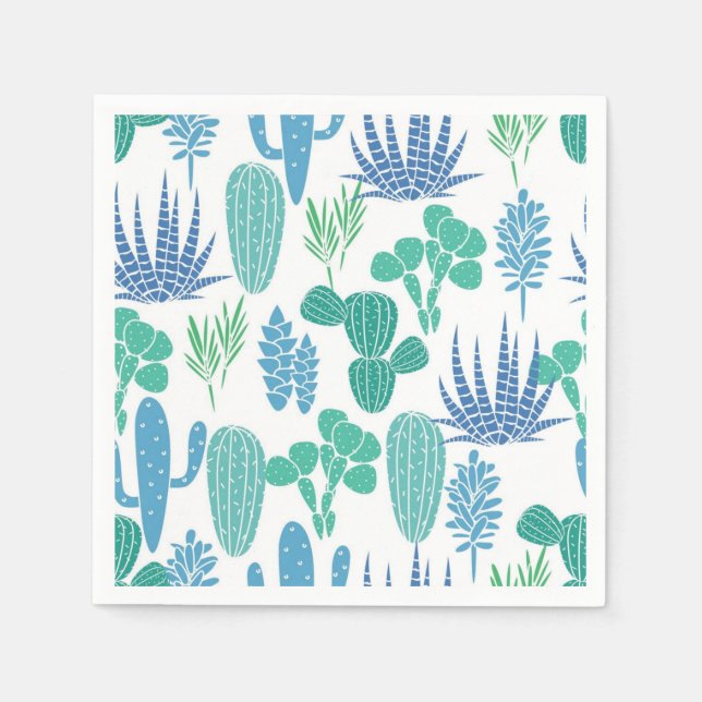 Plant pattern napkin (Front)