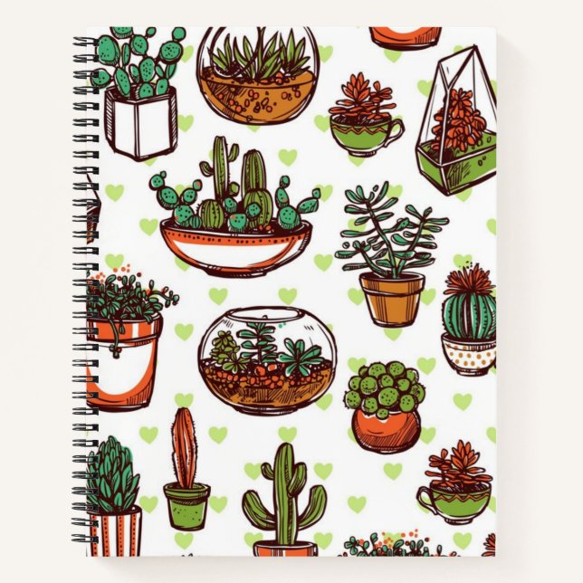 Plant pattern notebook (Front)