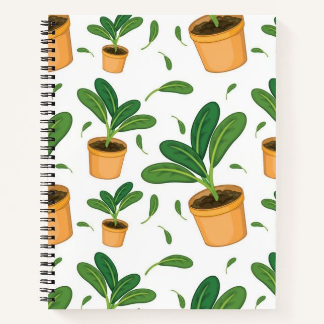 Plant pattern notebook (Front)