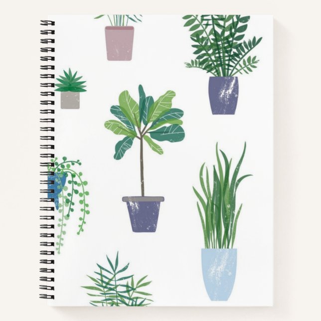 Plant pattern notebook (Front)