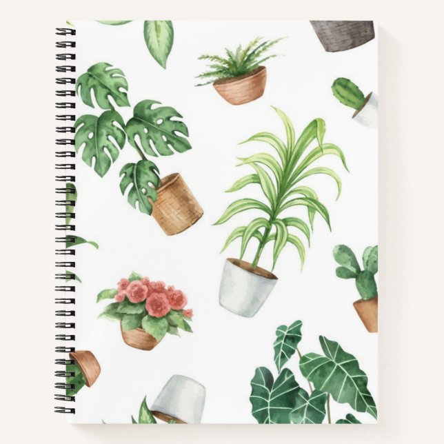 Plant pattern notebook (Front)