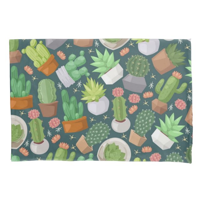 Plant pattern pillowcase (Front)