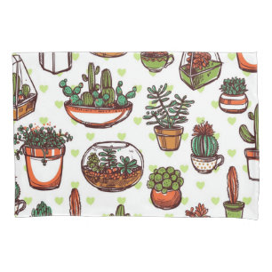 Plant pattern pillowcase