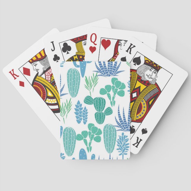 Plant pattern playing cards (Back)