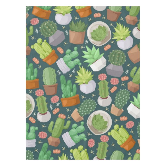 Plant pattern tablecloth (Front)