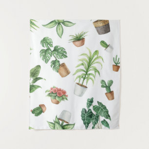 Plant pattern tapestry