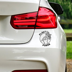 Plant Power, Vegan Sticker