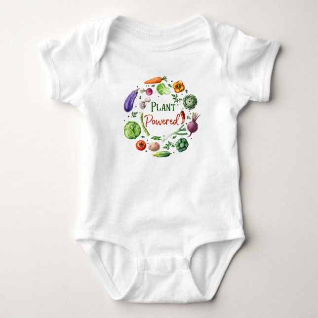 Plant-Powered Baby Bodysuit (Front)