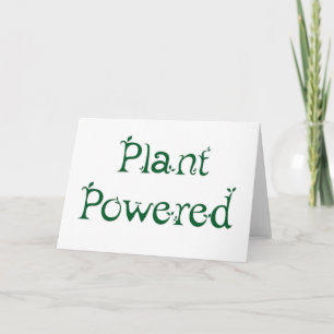 Plant Powered Card