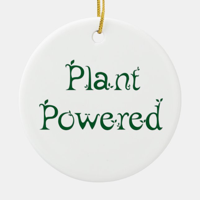 Plant Powered Ceramic Tree Decoration (Front)
