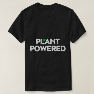 Plant Powered Eco Lifestyle Design T-Shirt