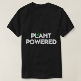 Plant Powered Eco Lifestyle Design T-Shirt