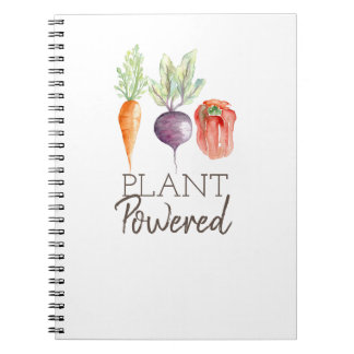 Plant Powered | Healthy Veggies | Watercolor Notebook