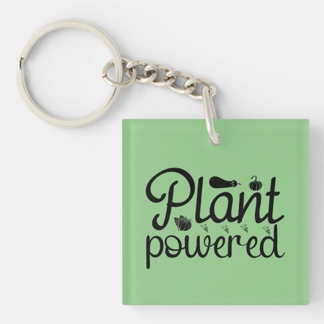 PLANT POWERED KEY RING (Front)