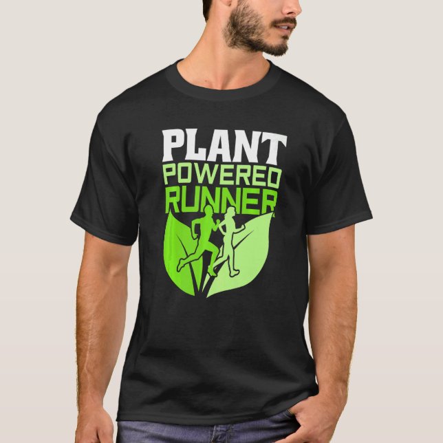 Plant Powered Runner Running T-Shirt (Front)
