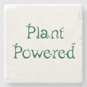 Plant Powered Stone Coaster