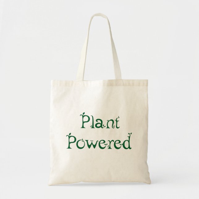 Plant Powered Tote Bag (Front)