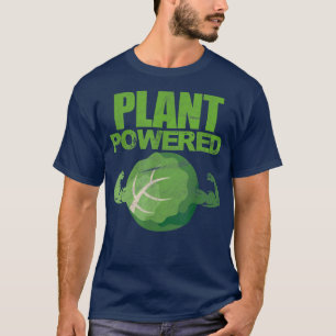 Plant Powered Vegan Vegetarian Vegetable Veganism T-Shirt
