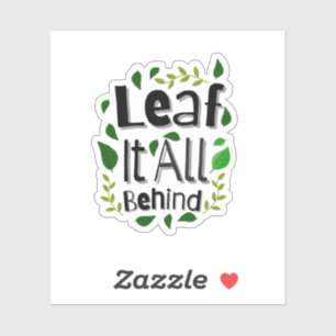 Plant Quote Sticker