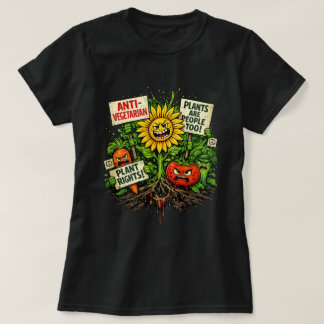 Plant Rights Protest – Angry Veggie Revolution T-Shirt